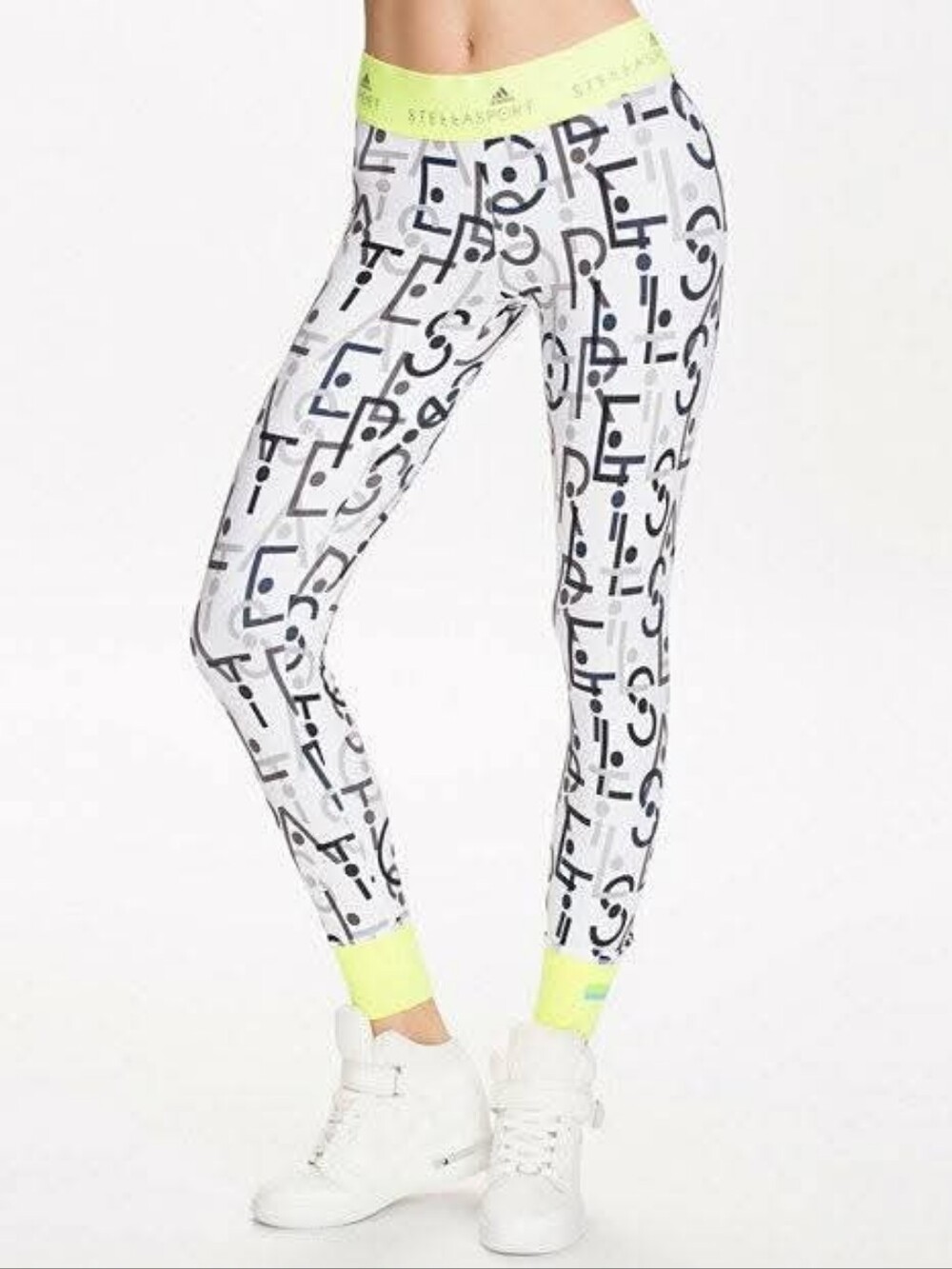Adidas x Stella McCartney StellaSport Monogram Leggings Rare Size Medium Women
